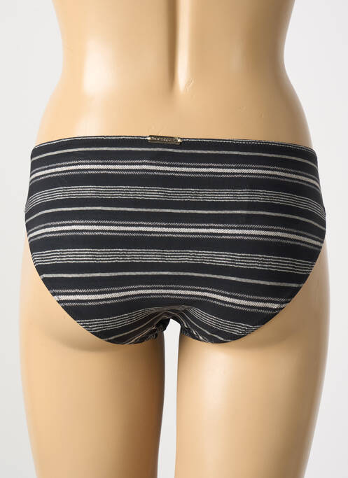 Bas de maillot de bain imprimé fantaisie culotte noir WATERCULT femme
