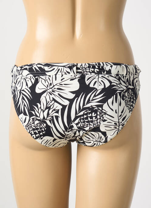 Bas de maillot de bain imprimé fantaisie culotte noir BANANA MOON femme