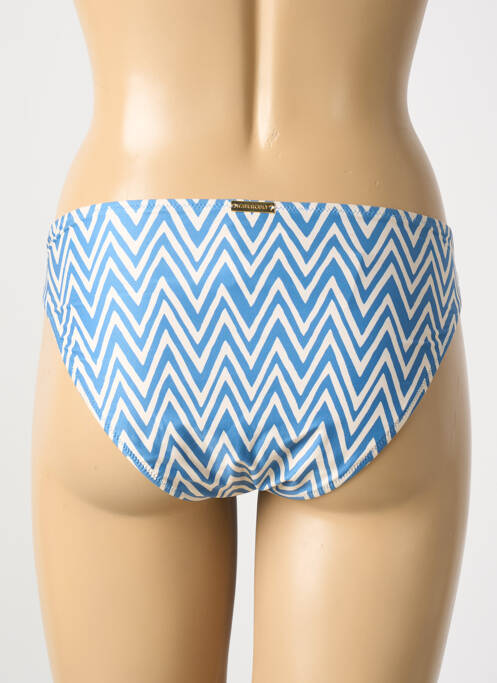 Bas de maillot de bain imprimé fantaisie culotte bleu WATERCULT femme