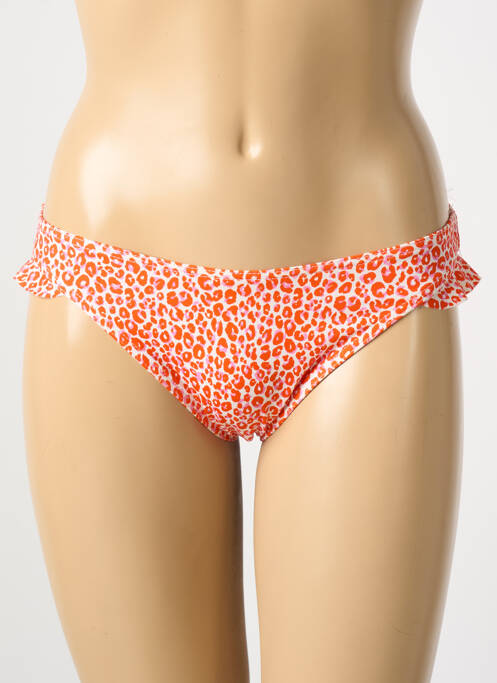 Bas de maillot de bain imprimé fantaisie culotte orange BANANA MOON femme