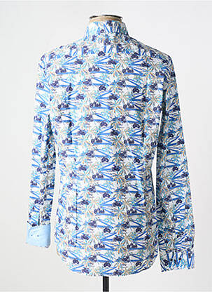 Chemise manches longues manches longues bleu DARIO BELTRAN homme