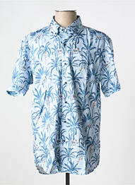Chemise manches courtes imprimé fantaisie bleu DARIO BELTRAN homme