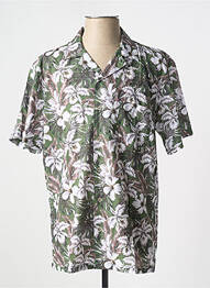 Chemise manches courtes imprimé fantaisie vert DARIO BELTRAN homme