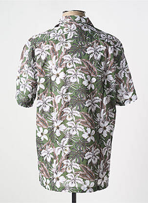 Chemise manches courtes imprimé fantaisie vert DARIO BELTRAN homme