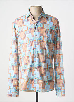 Chemise manches longues manches longues bleu DARIO BELTRAN homme