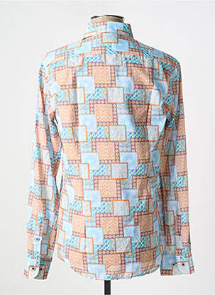 Chemise manches longues manches longues bleu DARIO BELTRAN homme