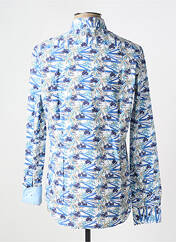 Chemise manches longues bleu DARIO BELTRAN pour homme seconde vue