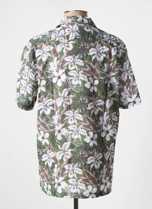 Chemise manches courtes imprimé fantaisie vert DARIO BELTRAN homme