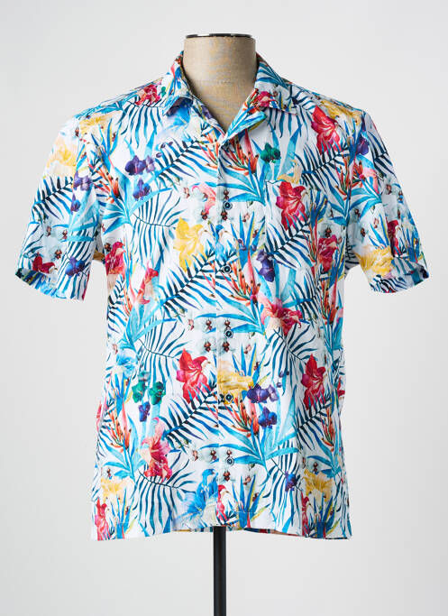 Chemise manches courtes bleu DARIO BELTRAN pour homme