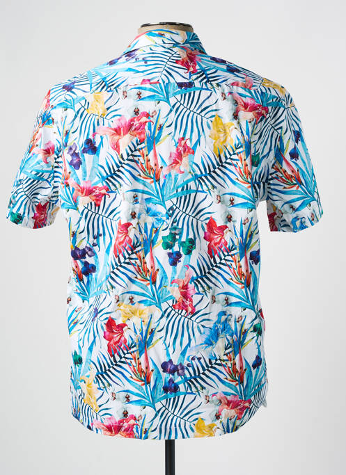 Chemise manches courtes bleu DARIO BELTRAN pour homme