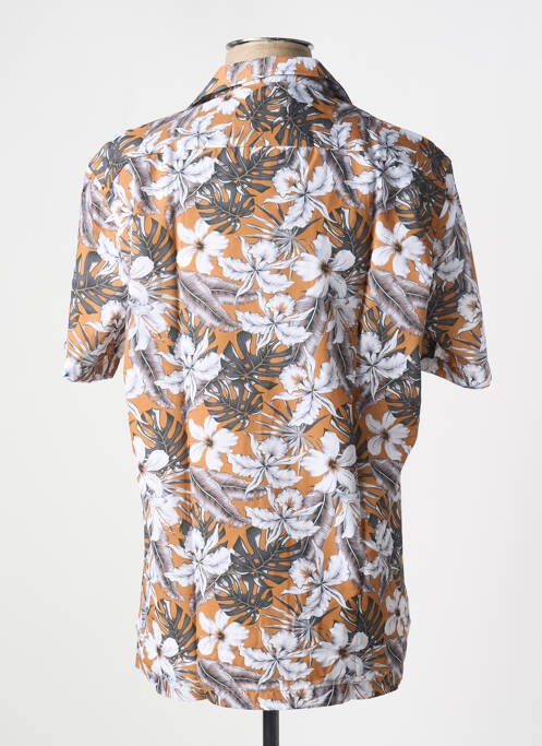 Chemise manches courtes jaune DARIO BELTRAN homme