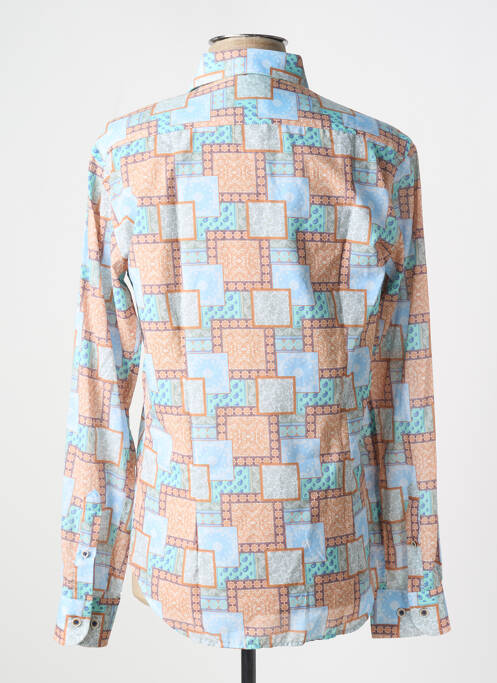 Chemise manches longues bleu DARIO BELTRAN pour homme