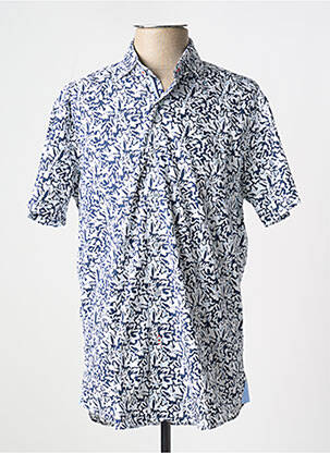 Chemise manches courtes imprimé fantaisie bleu THE SURFCAR homme
