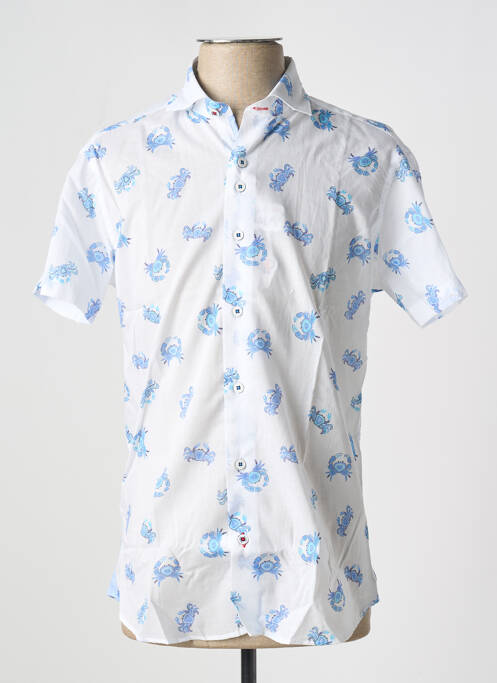 Chemise manches courtes blanc THE SURFCAR pour homme