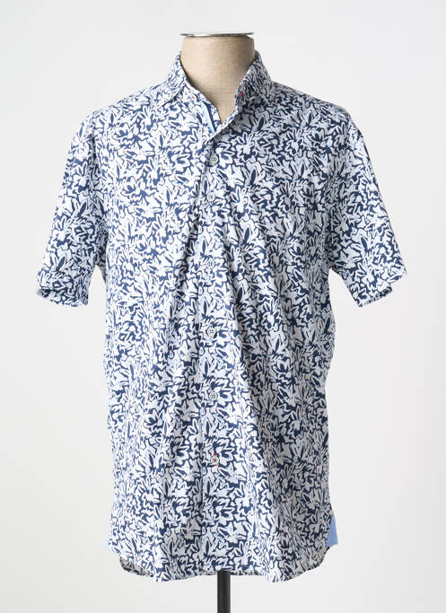 Chemise manches courtes bleu THE SURFCAR pour homme