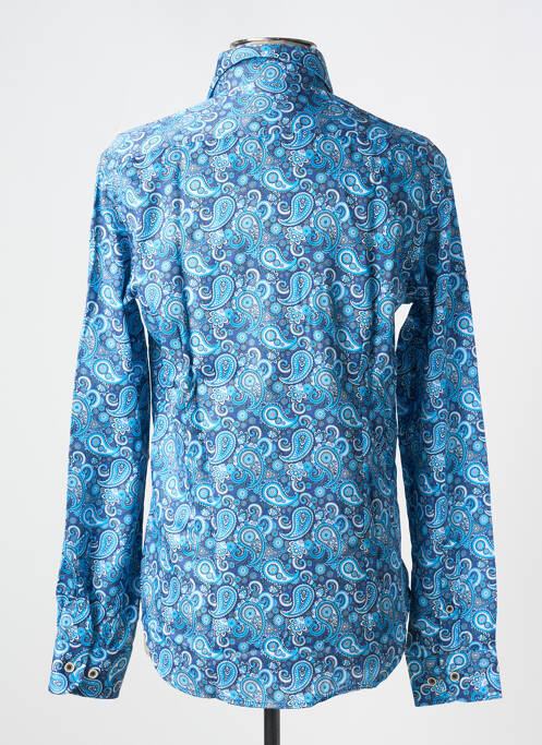 Chemise manches longues bleu DARIO BELTRAN pour homme