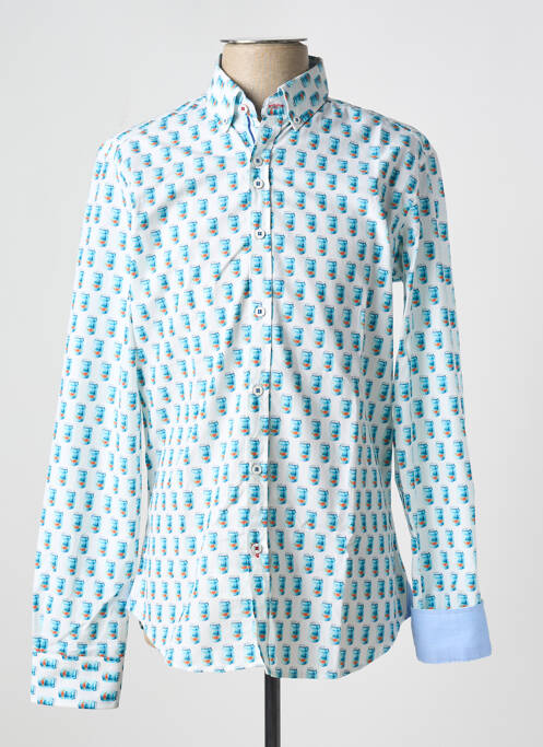 Chemise manches longues bleu THE SURFCAR homme