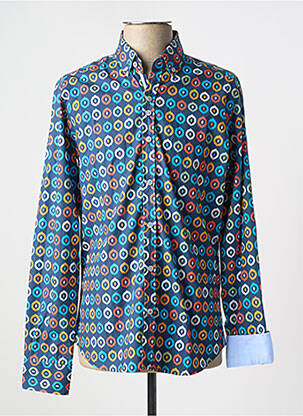 Chemise manches longues manches longues bleu THE SURFCAR homme