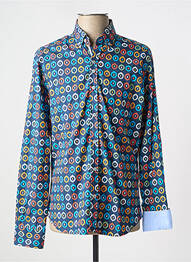 Chemise manches longues imprimé fantaisie bleu THE SURFCAR homme