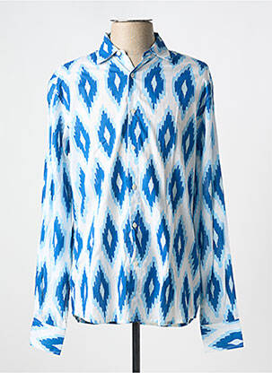 Chemise manches longues manches longues bleu ZEN ETHIC homme