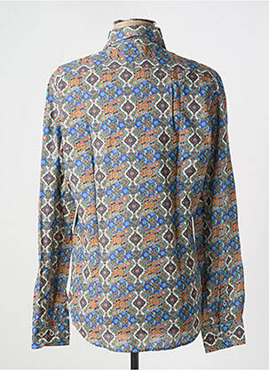 Chemise manches longues manches longues bleu DARIO BELTRAN homme