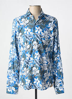 Chemise manches longues imprimé fleurs bleu DARIO BELTRAN homme