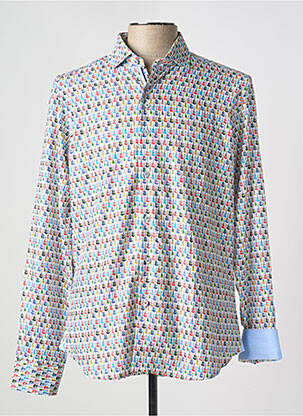 Chemise manches longues manches longues blanc THE SURFCAR homme