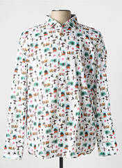 Chemise manches longues blanc SOOBAYA pour homme seconde vue