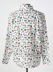 Chemise manches longues blanc SOOBAYA pour homme seconde vue