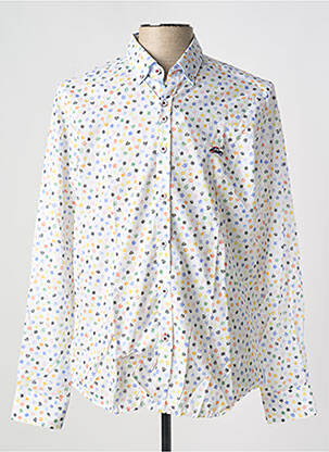 Chemise manches longues blanc THE SURFCAR pour homme