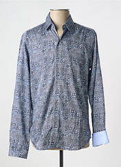 Chemise manches longues bleu DARIO BELTRAN pour homme seconde vue