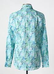 Chemise manches longues bleu SOOBAYA pour homme seconde vue