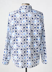 Chemise manches longues bleu SOOBAYA pour homme seconde vue