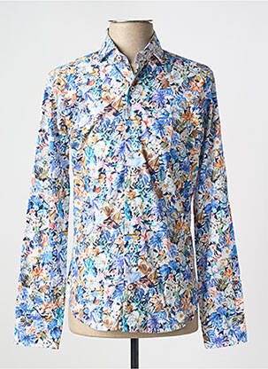 Chemise manches longues bleu THE SURFCAR pour homme