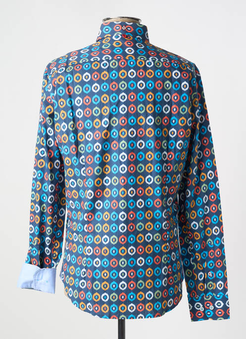 Chemise manches longues imprimé fantaisie bleu THE SURFCAR homme