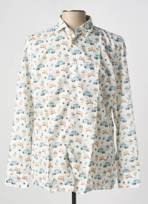 Chemise manches longues blanc SOOBAYA pour homme