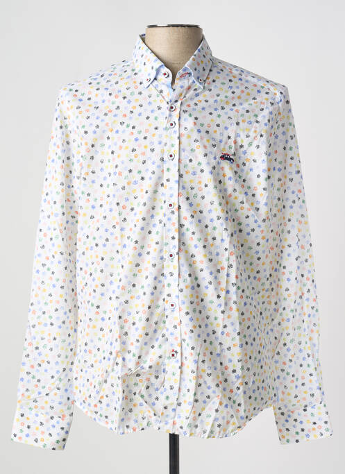 Chemise manches longues blanc THE SURFCAR pour homme