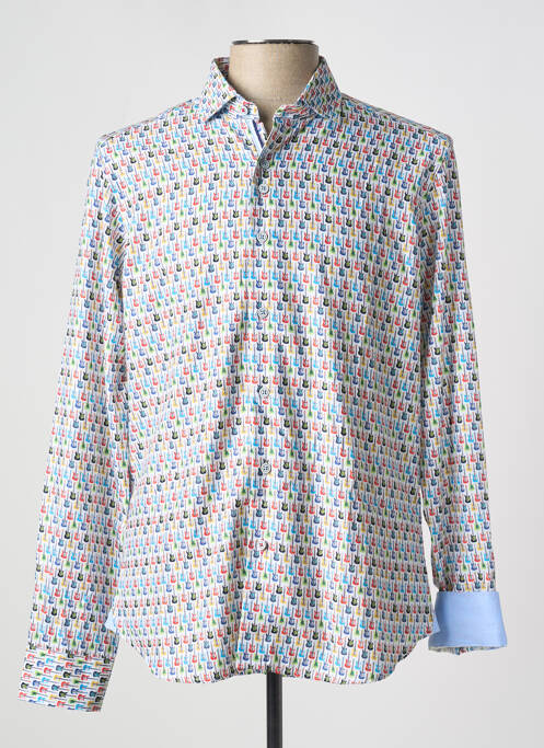 Chemise manches longues blanc THE SURFCAR pour homme