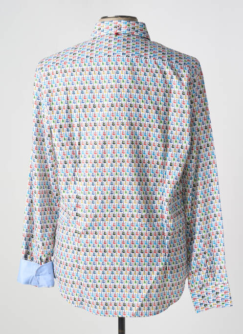 Chemise manches longues blanc THE SURFCAR pour homme