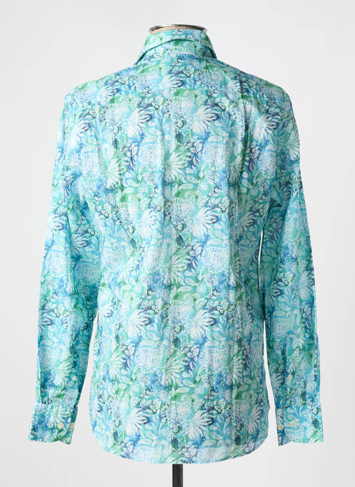 Chemise manches longues bleu SOOBAYA pour homme