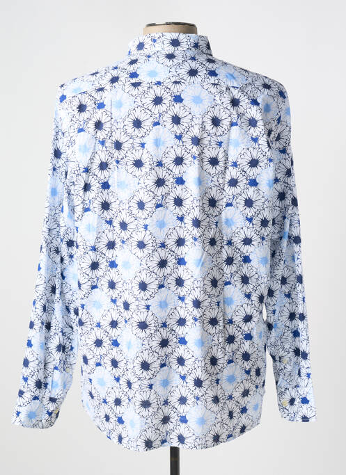 Chemise manches longues bleu SOOBAYA pour homme