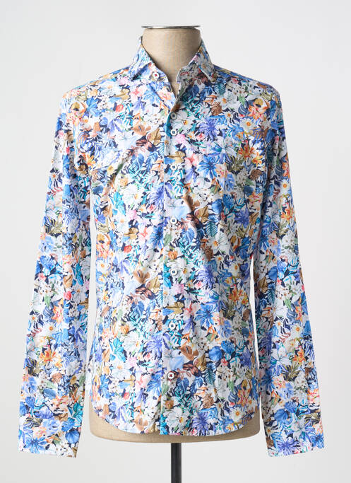 Chemise manches longues bleu THE SURFCAR pour homme