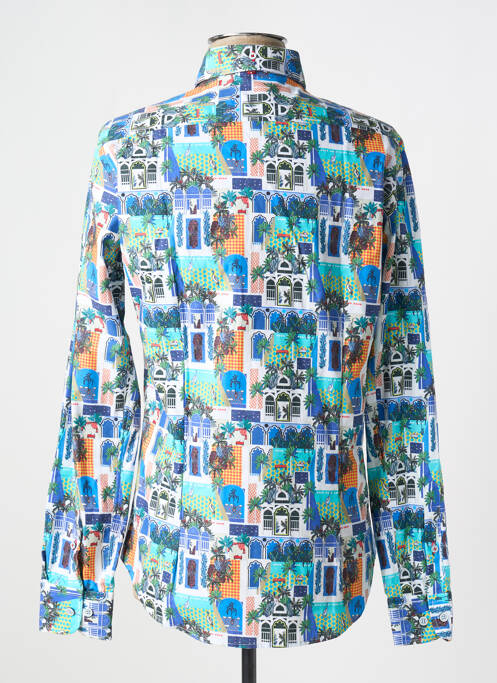 Chemise manches longues bleu THE SURFCAR pour homme