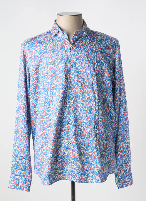 Chemise manches longues bleu THE SURFCAR pour homme