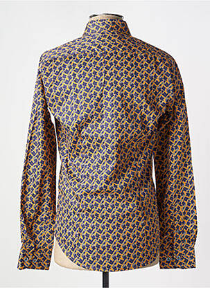 Chemise manches longues imprimé fleurs jaune DARIO BELTRAN homme