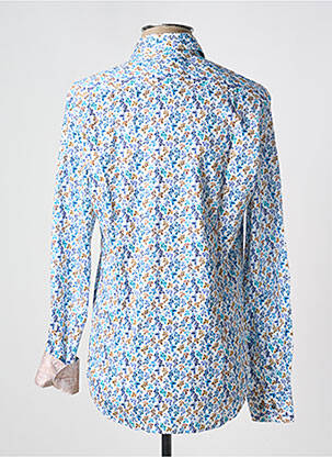 Chemise manches longues coupe cintrée bleu DARIO BELTRAN homme