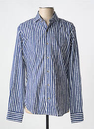 Chemise manches longues coupe cintrée bleu DARIO BELTRAN homme