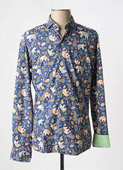 Chemise manches longues bleu DARIO BELTRAN pour homme seconde vue