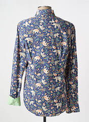 Chemise manches longues bleu DARIO BELTRAN pour homme seconde vue