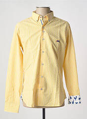 Chemise manches longues jaune THE SURFCAR pour homme seconde vue